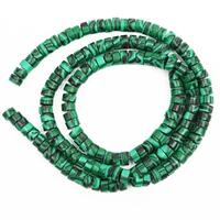 2x4mm 3x6mm malachite stone beads for diy bracelet earrings necklace flat beads natural stone spacer beads for jewelry making