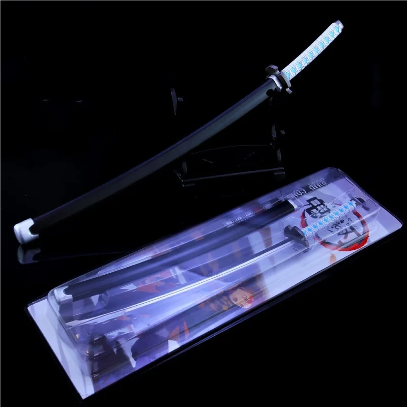 255mm Demon Hunter Katana Model Killer Sword Cosplay Metal Katana Prop Weapon Anime Battle Boy Gift Collection Model Jewelry