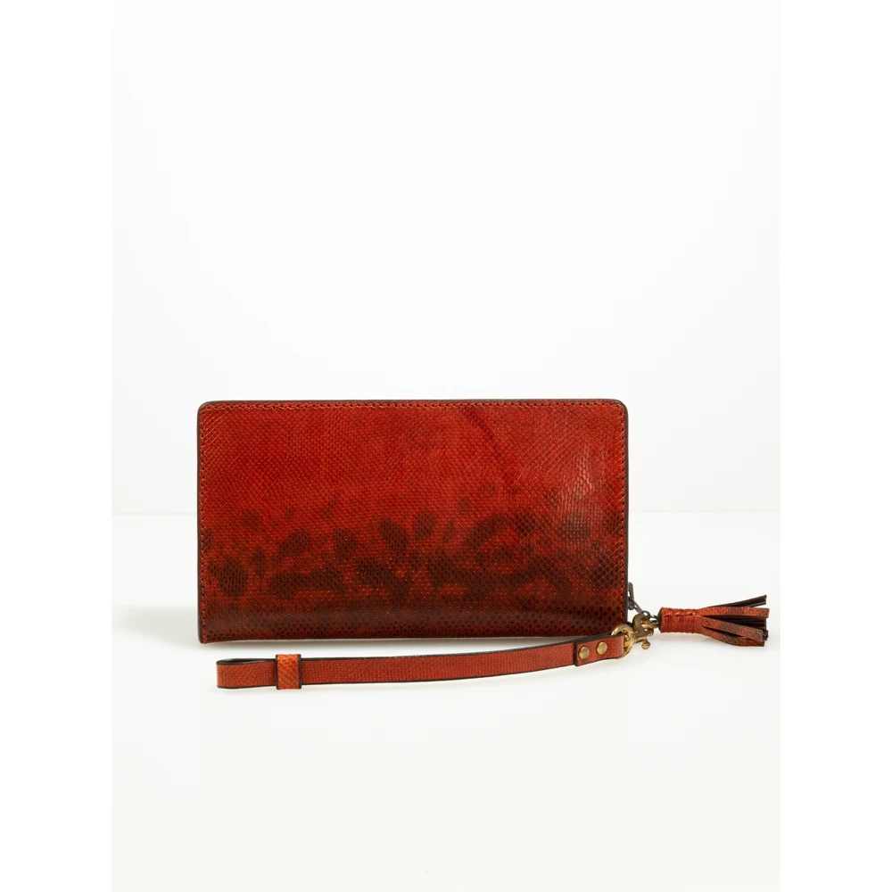 Женский кошелек-клатч Style red snake