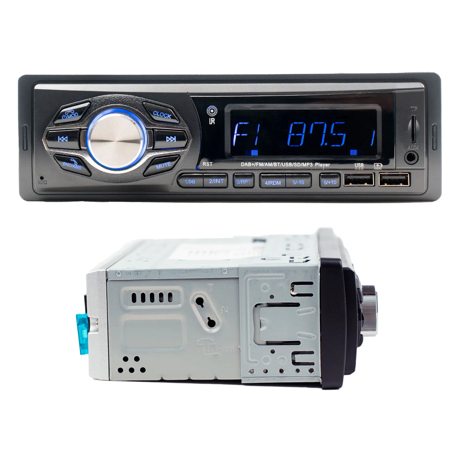 

Single Din Car Stereo LCD Single DIN Car Stereo Receiver LCD Single DIN Car Stereo MP3 Player With BT 5.0 FM/AM/DAB Radio For