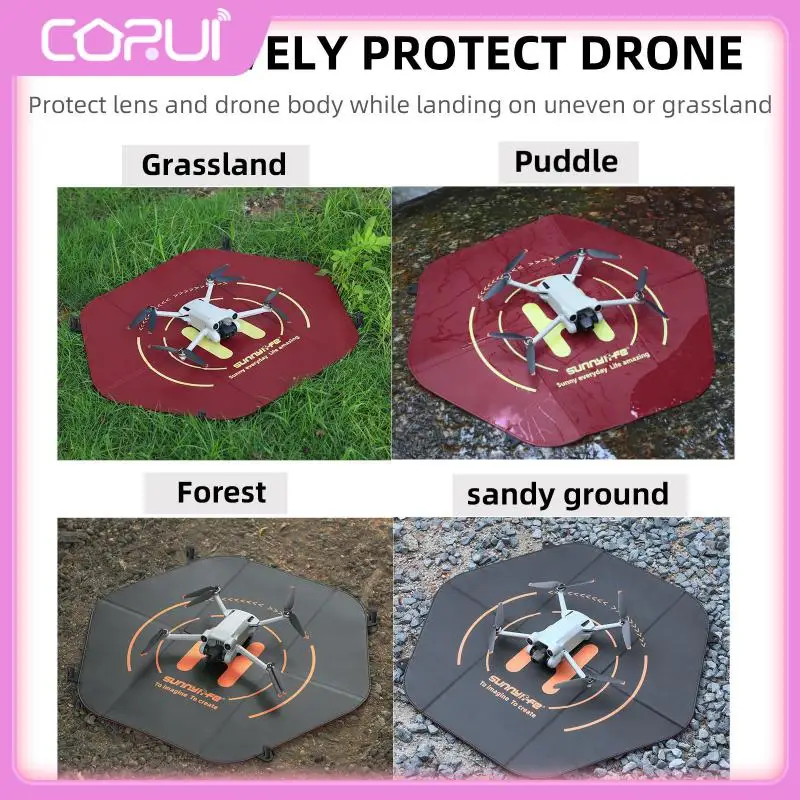 

Drone Parking Apron Mat Exquisite Workmanship Double Sided 2-colors Design Drones Landing Pad Quick Folding Landing Pad
