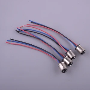 4pcs Headlight Tail Lamp Signal Retrofit Male Socket Adapter Wiring Harness 3497 7528 BA15D BAY15D 1157 2057 2357 2396 2397