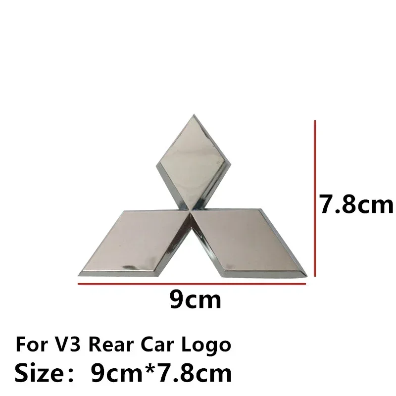 

Для Mitsubishi Lancer Pajero V3 автомобильная передняя решетка значок задний багажник ремонтная эмблема ABS наклейки на голову авто внешние аксессуары