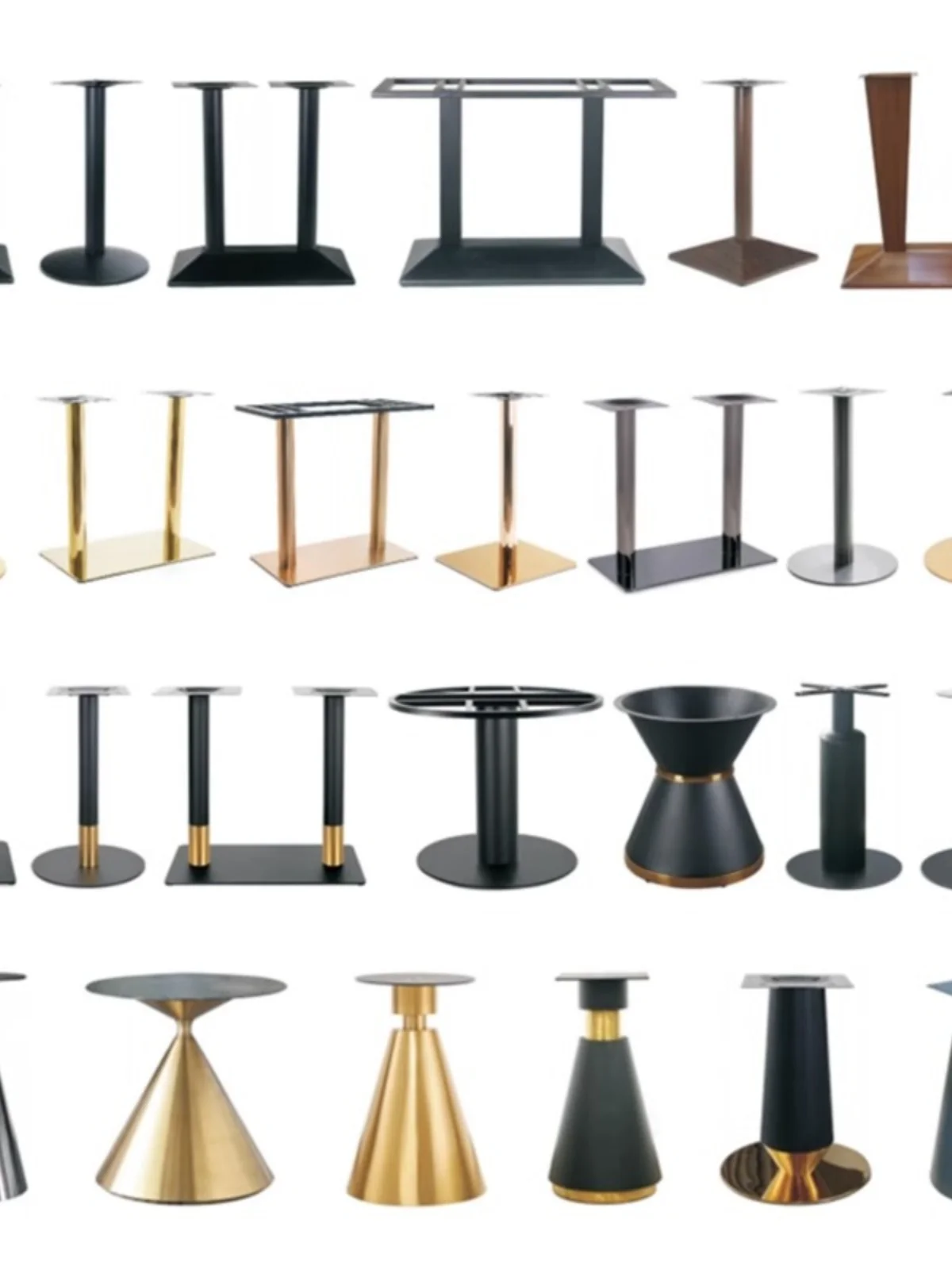 Кронштейн на ножке для стола каменная плита с покрытием из нержавеющей стали