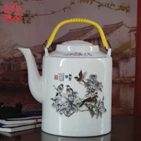 jingdezhen ceramic lifting beam pot traditional teapot high temperature resistant explosion proof old vintage cool kettle