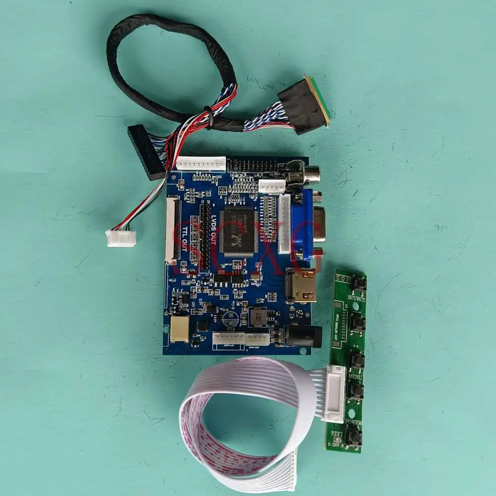

LCD Screen Controller Board Work For LTN156AT02-D09 AV+VGA+HDMI-Compatible 1366*768 15.6" LVDS 40 Pin DIY Kit Notebook Panel