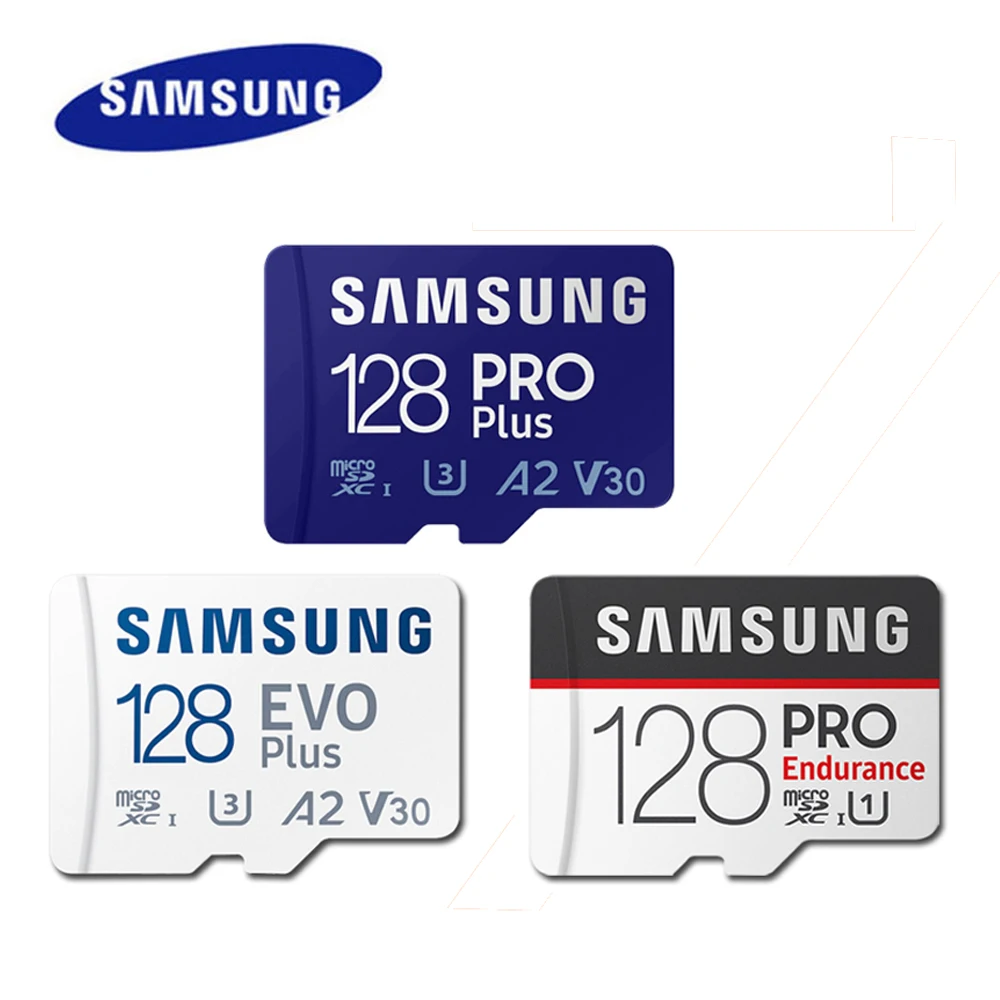 

SAMSUNG Micro SD Card EVO Plus Flash Memory Card C10 TF MicroSD Cards SDXC 128GB 256GB 512GB U3 4K For Phone Drone Camera