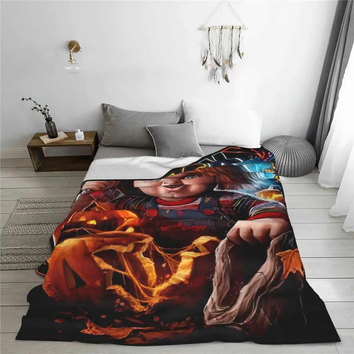 Фланелевое одеяло на Хэллоуин 125x100 см