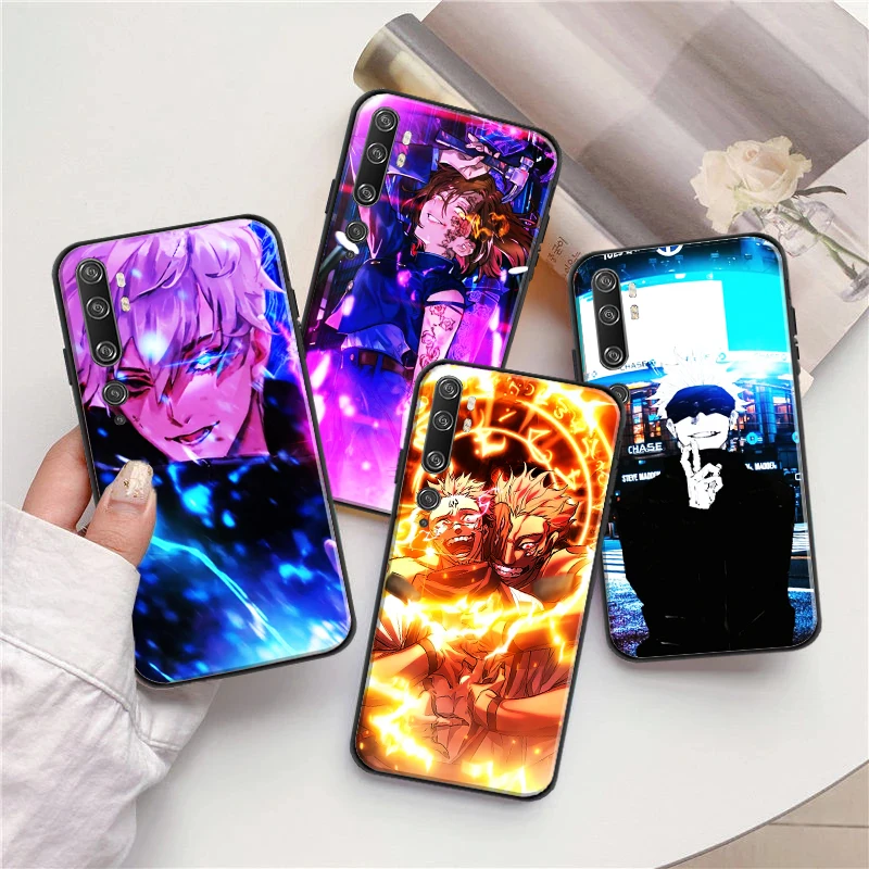 

Jujutsu Kaisen Anime Itadori Yuji Ryomen Sukuna Phone Case For Xiaomi CC9 CC9e 10S 10 Pro Lite 11 11 Lite Pro Note 10 Cover