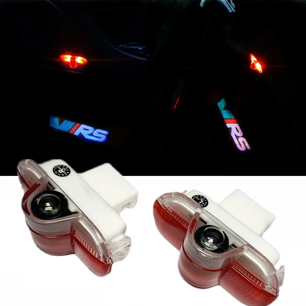 

Car Door Welcome Lights Laser LED Logo Projector Auto Accessories For VRS Octavia A5 A7 2004 2005 2006 2007 2008 Warning Lamp
