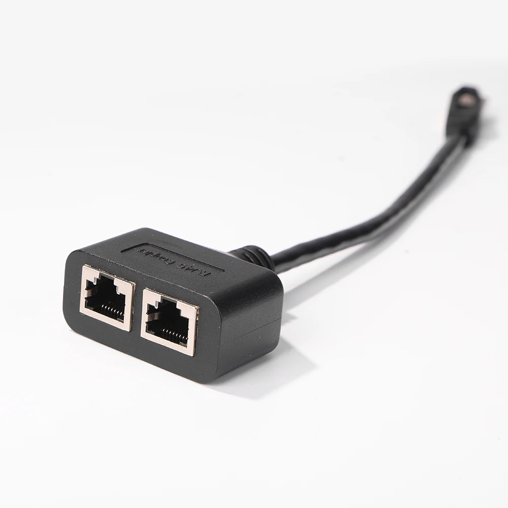Разветвитель сетевой Ethernet RJ45 разветвитель сетевого кабеля 1-2 вилки для