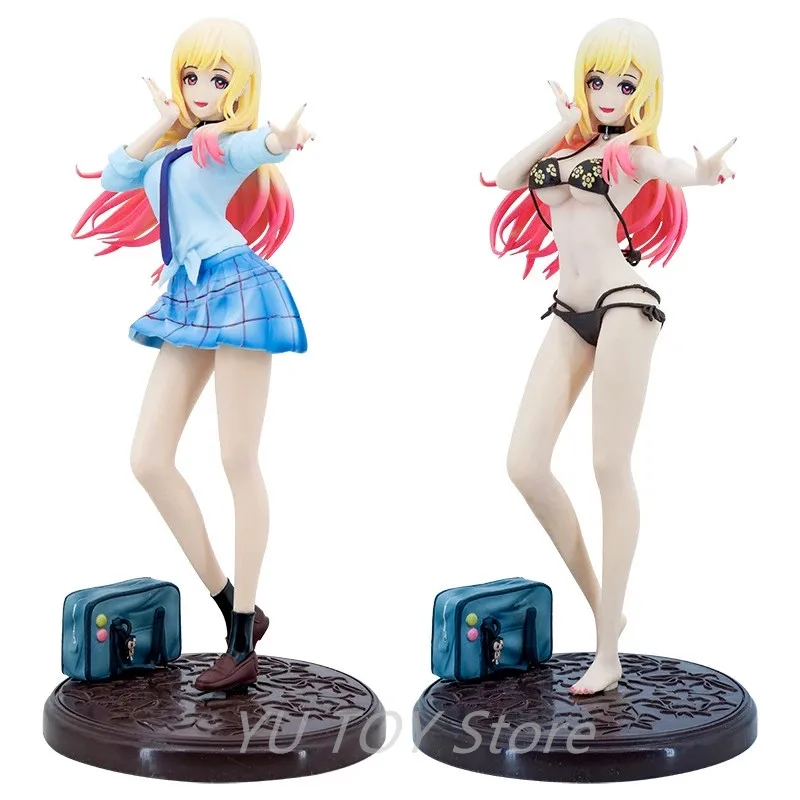 

27cm My Dress-Up Darling Marin Kitagawa Sexy Anime Figure Marin Kitagawa Bikini Action Figure Adult Collection Model Doll Toys
