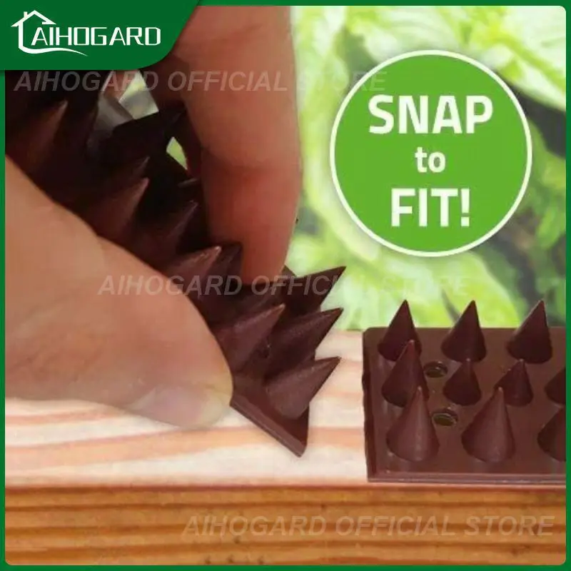 

20PCS Ingenuity Animal Fence Garden Fence Bird Spikes Anti Climb Thorn Anti-theft Fencing Highway Plastic Home Net Fence Burglar