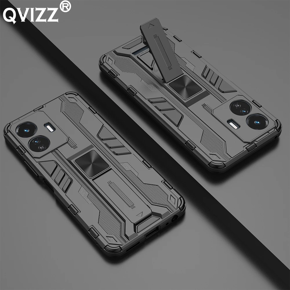 

Armor Shockproof Case For Vivo Y77 Y77E Car Magnetic Companion Holder Soft Silicone Hard V2169 V2166BA Phone Cover Vivo Y 77 77E