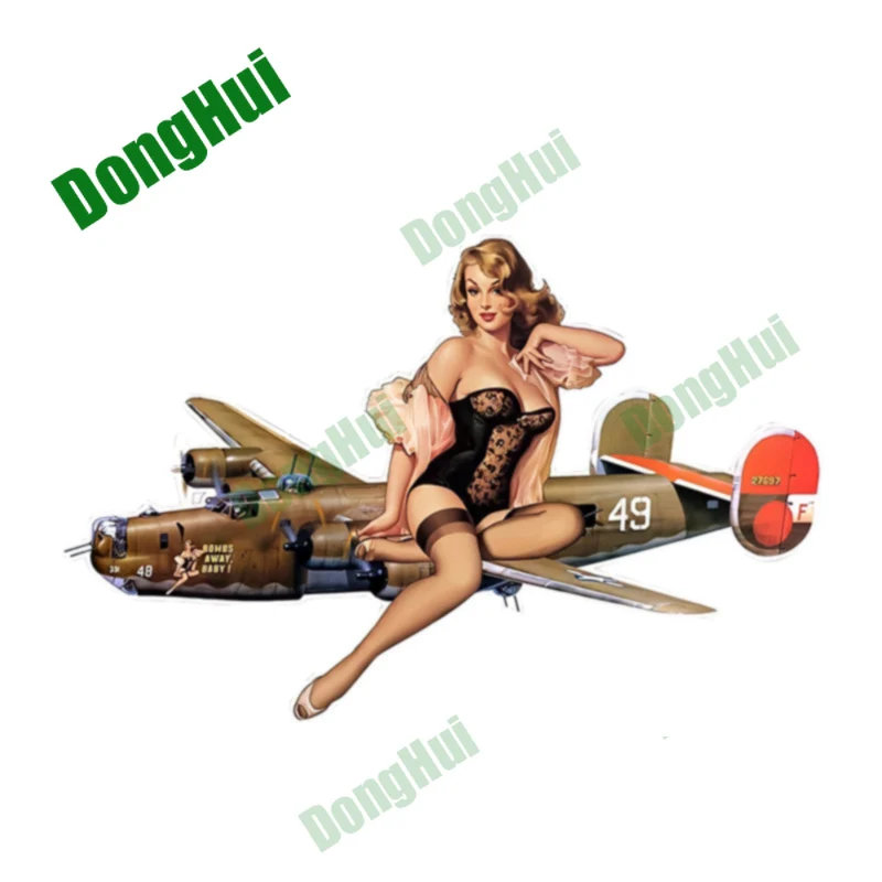 

Retro Force Sexy Girl Art Decal Car Motorcycle Trunk Helmet Surfboard Laptop Refrigerator Luggage Sticker