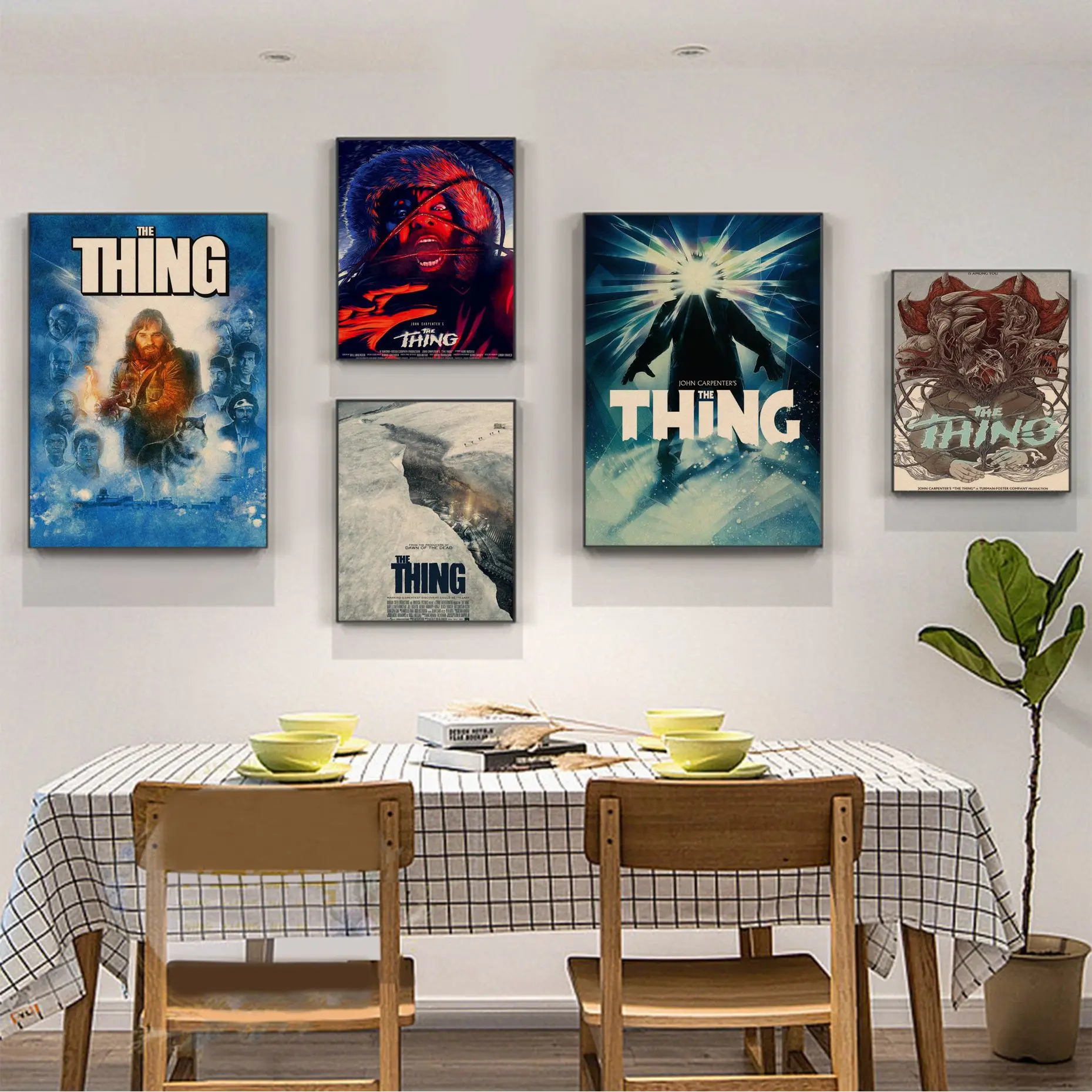 

Movie The Thing Classic Movie Posters Kraft Paper Prints And Posters Nordic Home Decor