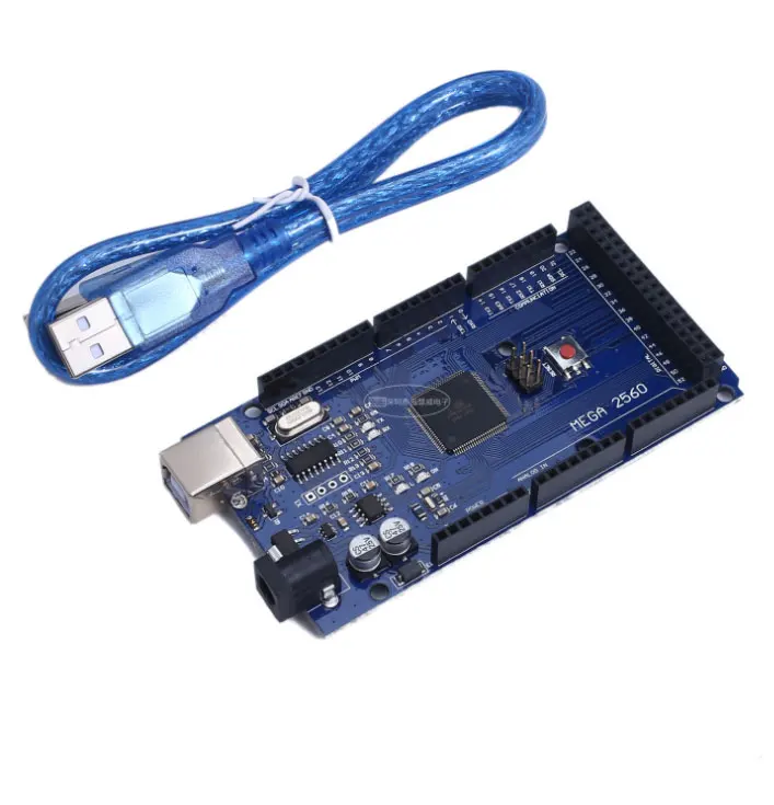 10 шт., TENSTAR ROBOT Mega 2560 R3 Mega2560 REV3, Стандартная плата для arduino + USB-кабель