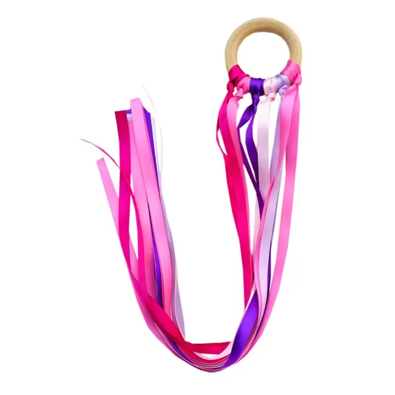 

Teething Ring Grasping Toy for Toddlers Nursery Room Decor Toys for Baby Rainbow Hanging Pendants Newborn for Play Rainb