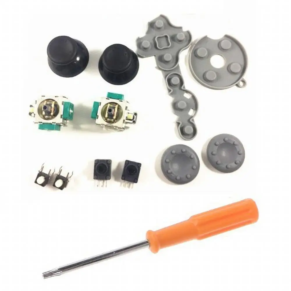 

13Pcs 3D Analog LBRB LTRT Joystick Switch Repair Parts Kit for Xbox 360 Slim