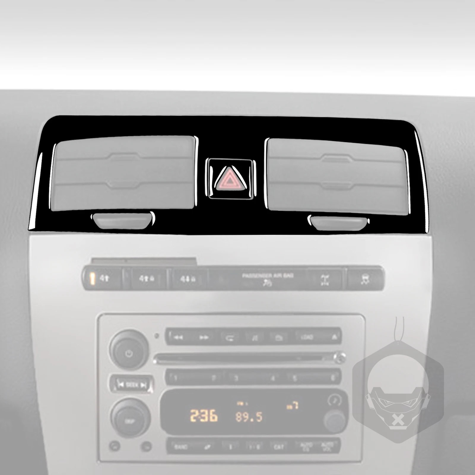 Для Hummer H3 2006-2010 фортепиано черный аварийный свет панель воздуховыпускного