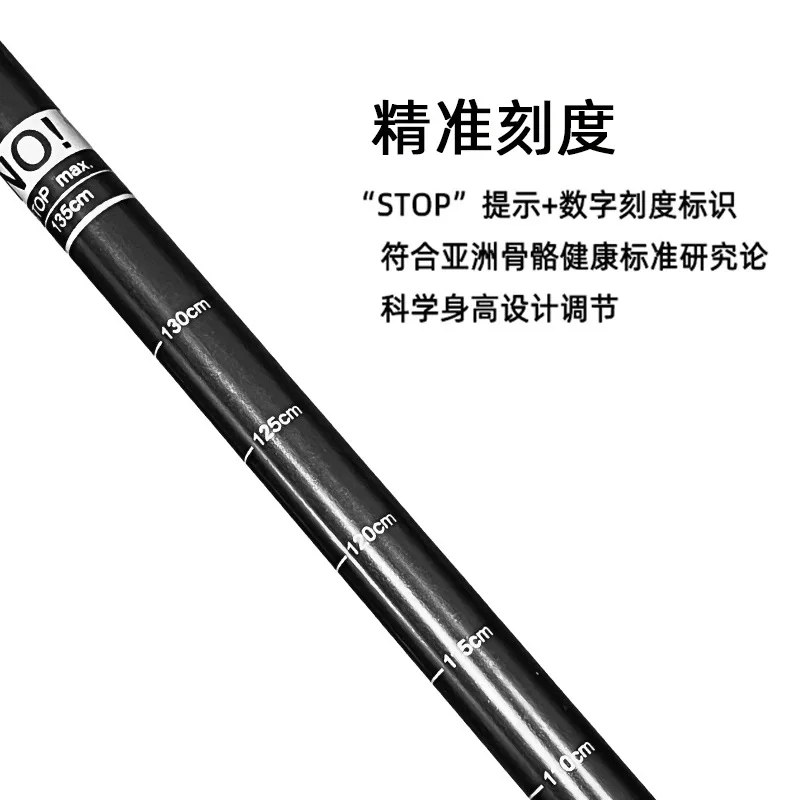 Тройной выдвижной наружный альпеншток из алюминиевого сплава замок с прямой