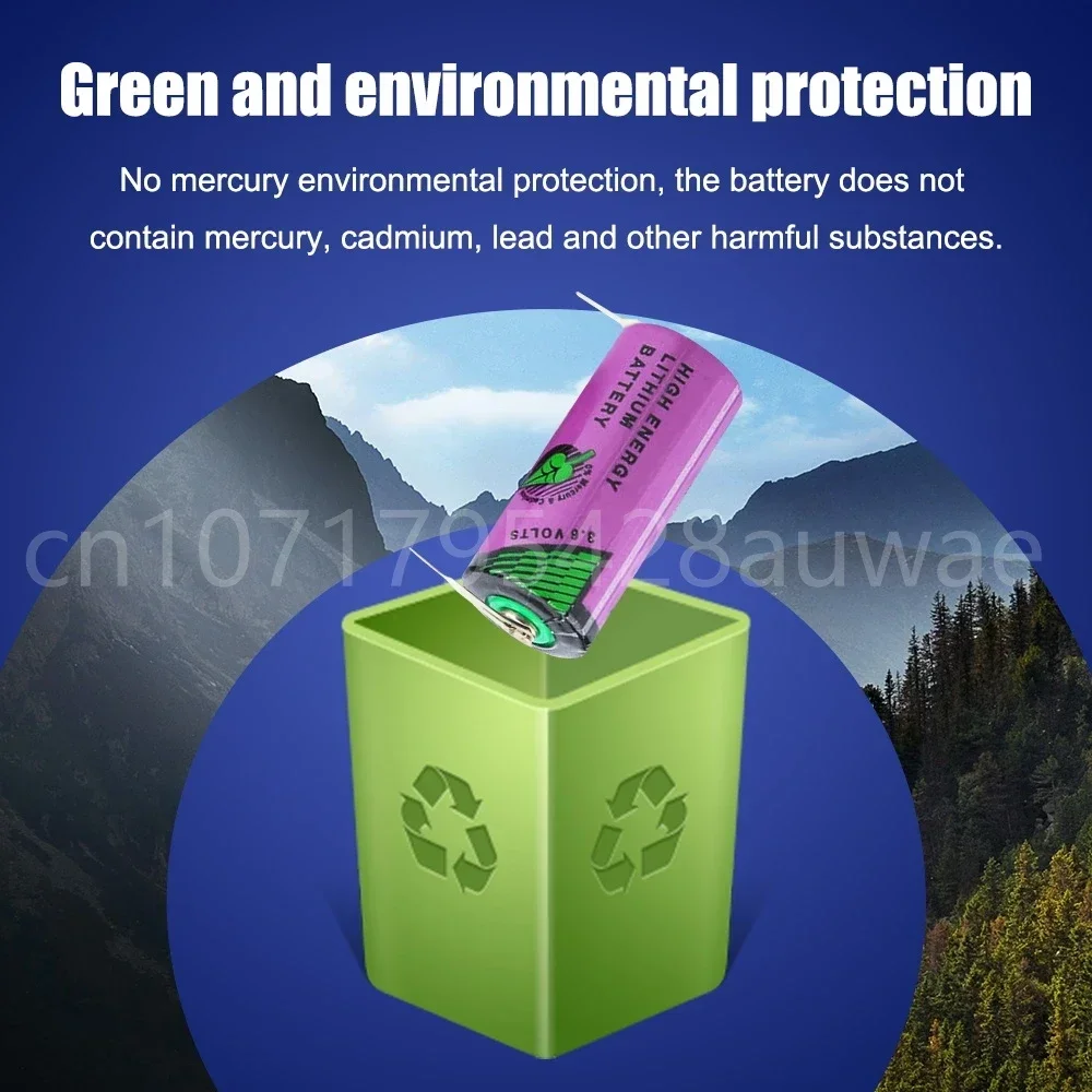 20 шт. TL-5955 14335 2/3AA 3 6 В 1650 мАч с литиевой батареей на ножках для станка ЧПУ PLC сменный