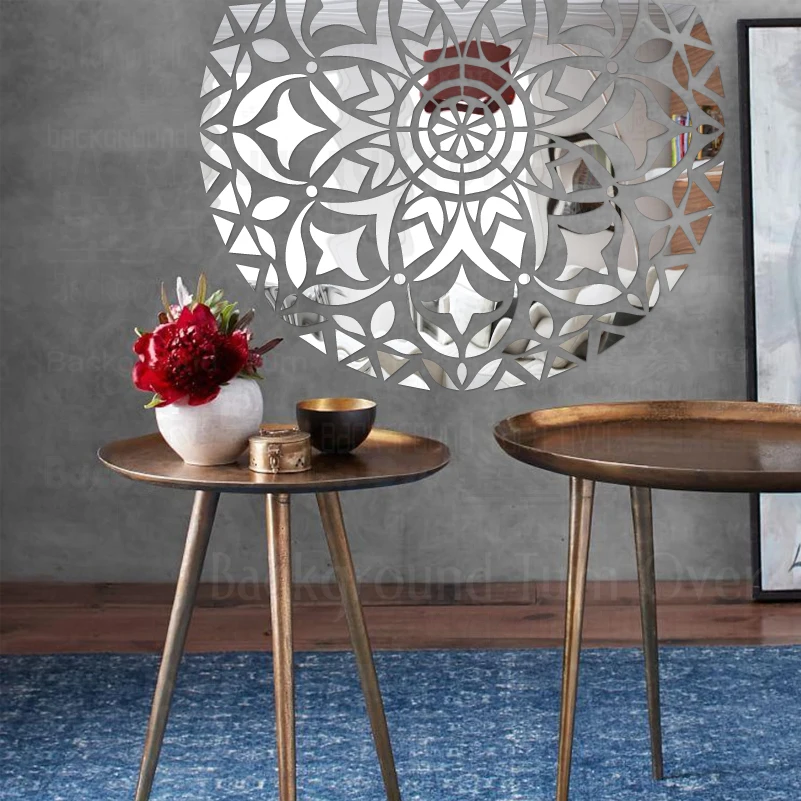 

Декоративное украшение для дома, 80 см-160 см, мандала, индийский, арабский огромный гигантский круглый цветок, лотос в этническом стиле O297