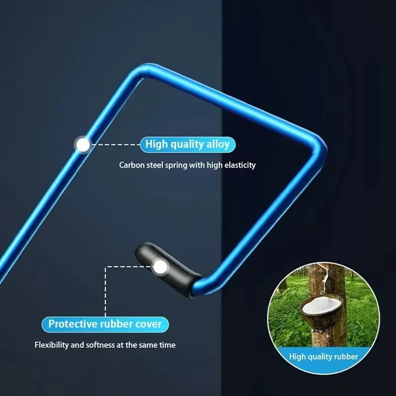 2Pcs Windheld Wiper Booster Spring Universal Fastener Reduce Noise &amp Vibration Aniti Sratch Rubber Gripper