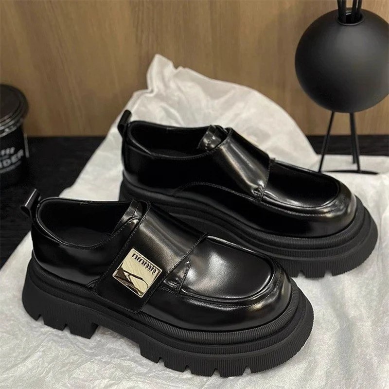 

Mary Jane Women Shoes Autumn New Mid Heels Platform Round Toe Women Boots Deisgner Brand Casual Lolita Pumps Dress Mujer Zapatos
