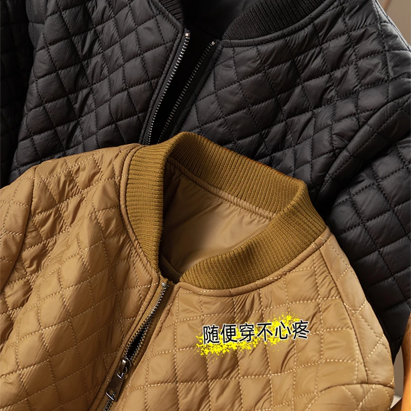 New Women Jackets Winter Coat Jacket Parkas Autumn Winter Clothes Women Thin Casual Pockets  Wide-waisted  Zipper