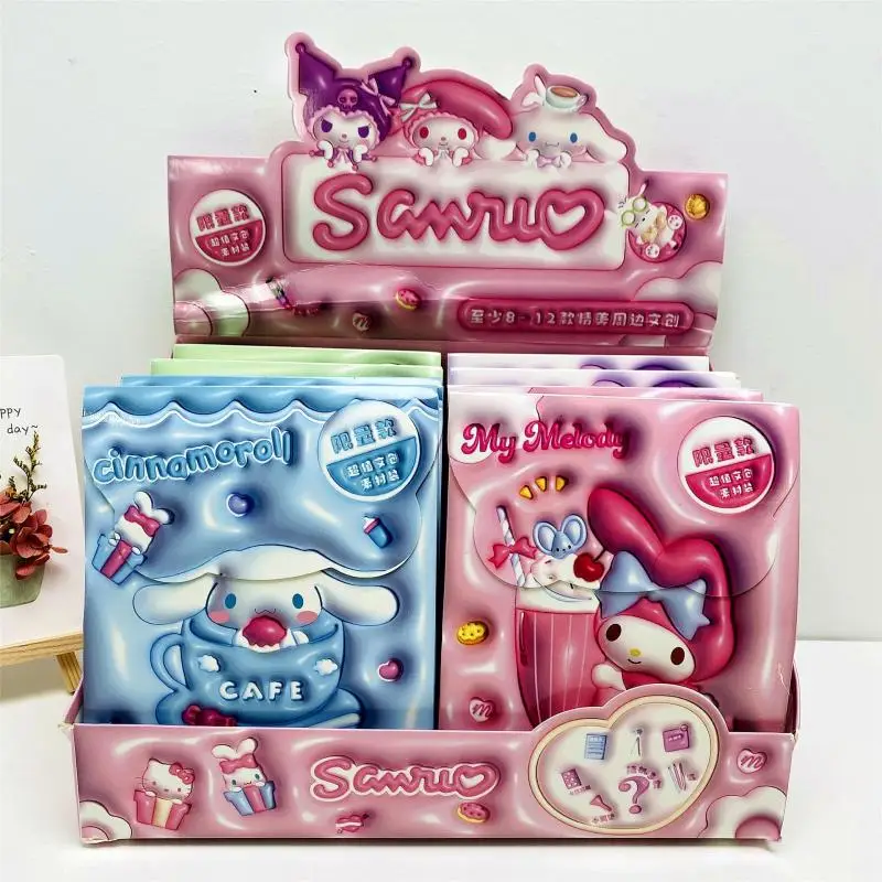 

Кавайная Подарочная коробка Sanrio с сюрпризом аниме Hello Kitty Cinnamoroll мультяшная национальная творческая Подарочная сумка Милая куроми моя мелодия подарок для девочки