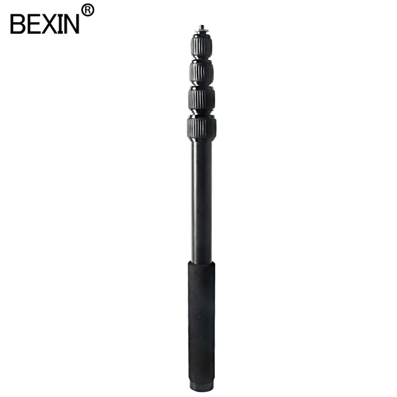 BEXIN 1.5m Ultra-Light Aluminum Alloy Invisible Selfie Stick Tripod extension pole For Camera tripod / DSLR / iPhone / Huawei