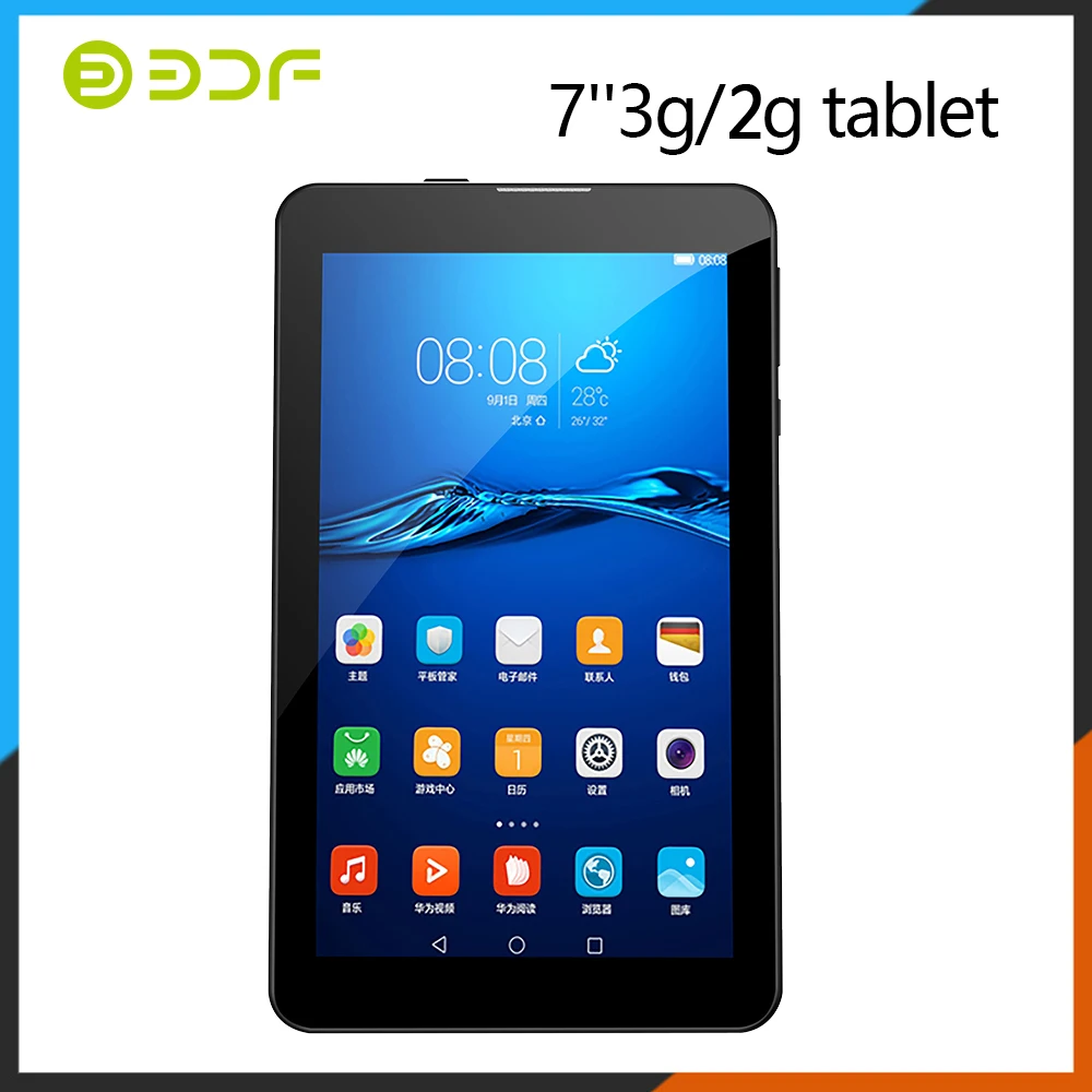 

Планшет с 7-дюймовым экраном, 3G, Sim-картой, Android 6,0, четырехъядерным процессором, поддержкой Wi-Fi, Bluetooth, Sim-карты