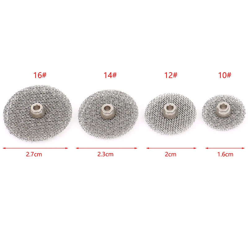 

1PC High Quality Stainless Steel Mesh For Diameter 2.4mm Tig Welding White Ceramic Nozzle 10# 12# 14# 16# 1.6cm/2cm/2.3cm/2.7cm