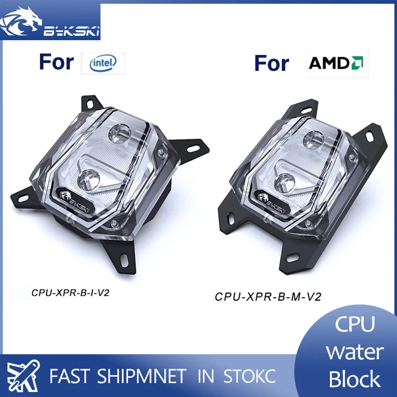 Bykski Uso Bloco de Água Cpu para Amd Ryzen 3000 Ryzen Ryzen Ryzen Am3 Am3 Mais Am4 X470 X570 Placa-mãe Soquete Ventiladores e resfriadores
