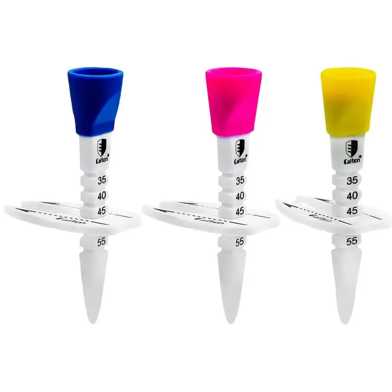 

Golf Double Tees Step Down Golf Ball Holder Plastic Golf Tees Accessories Golf Gifts