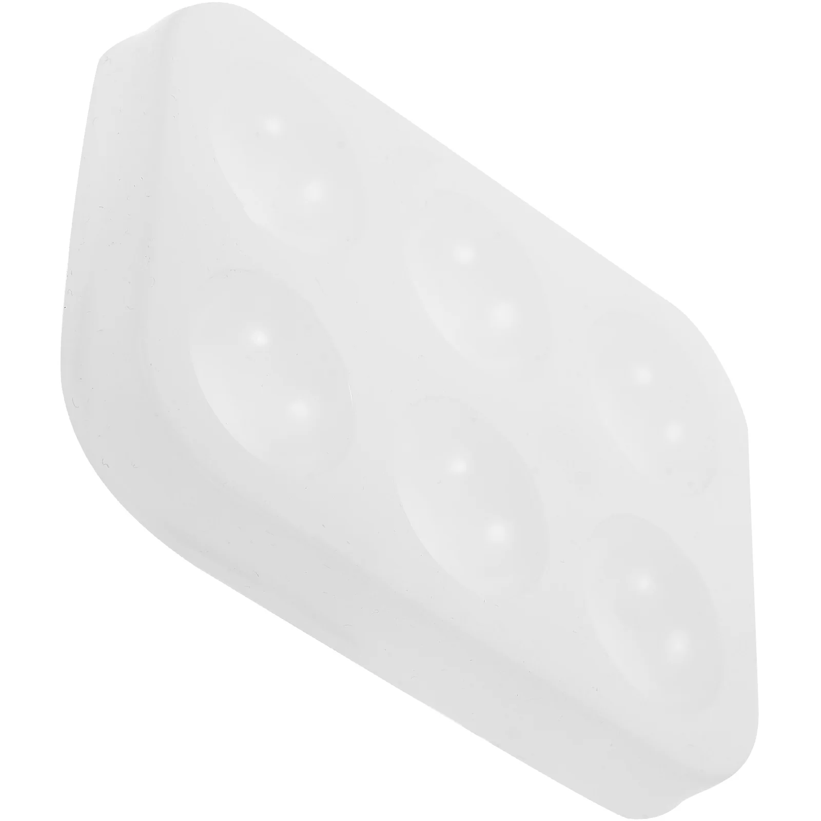 Силиконовая палитра с шестью отверстиями легко чистящаяся акриловая