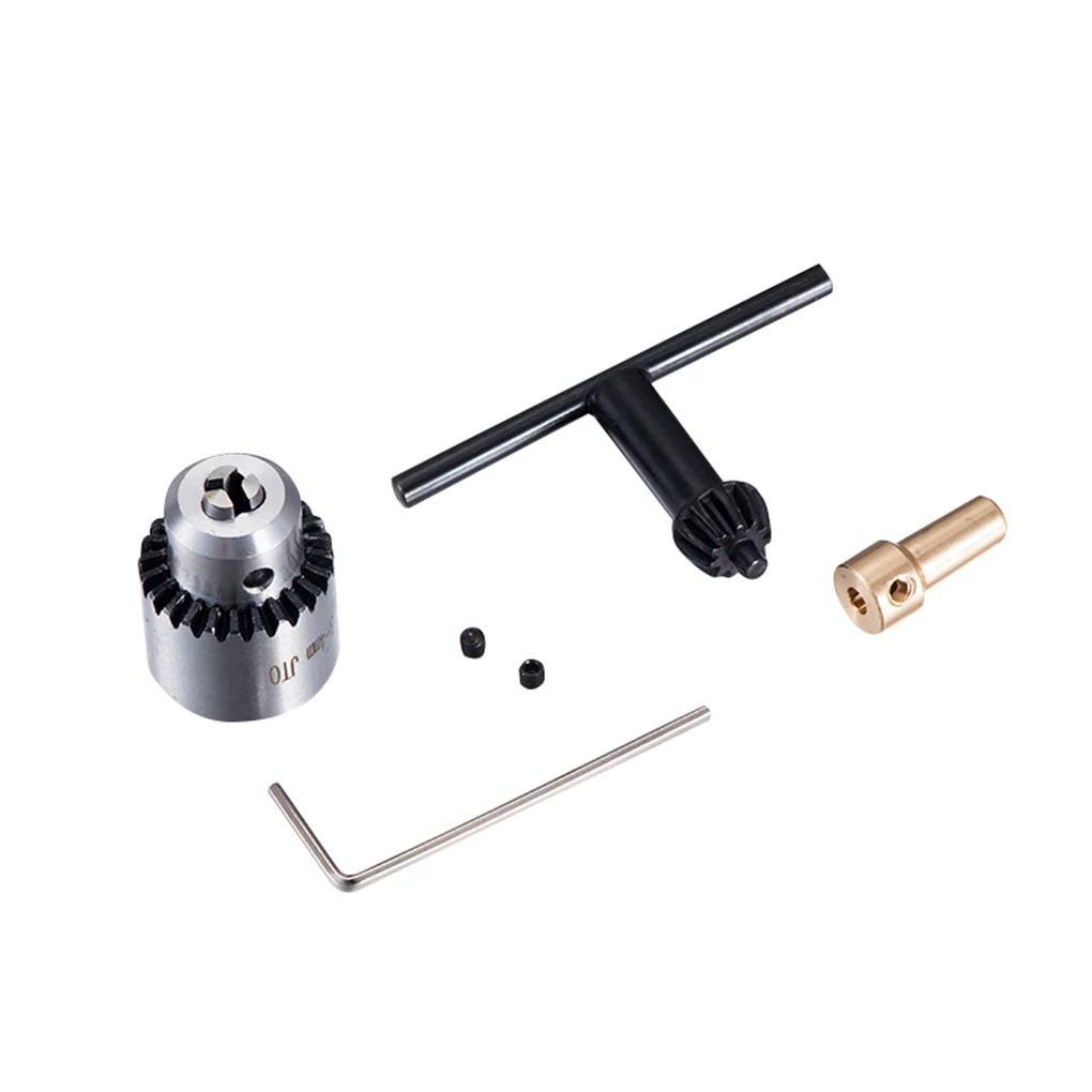 

Micro Motor Drill Chucks Clamping 0 3-4mm TJO Taper Mounted Drill Chuck 3 17mm Brass Mini Electric Motor Shaft