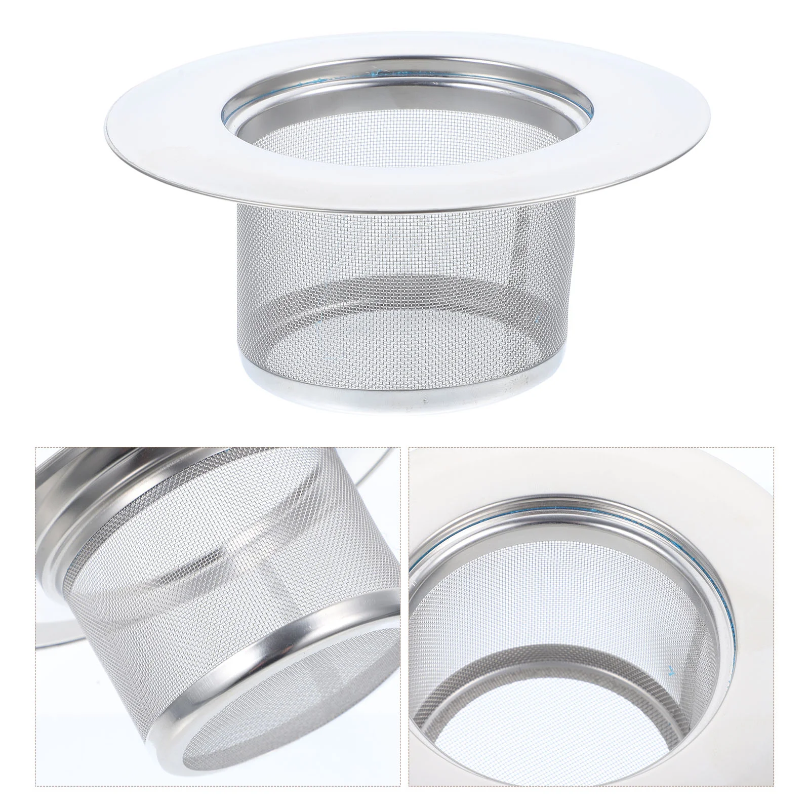 

Sink Strainer Filter Drain Basket Kitchen Strainers Food Catcher Stainless Steel