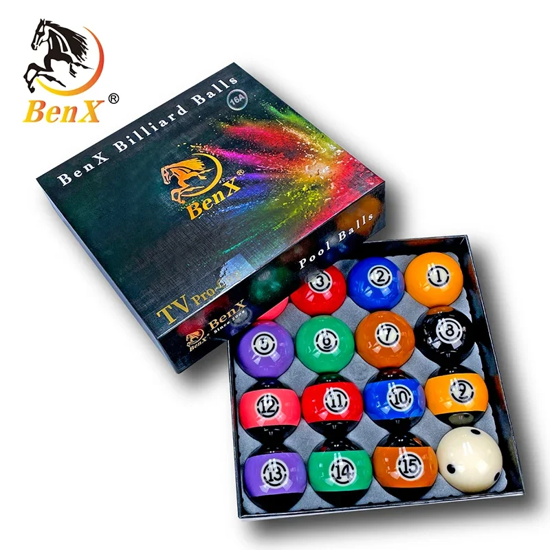 Набор бильярдных шаров BenX Tournament Black TV 2 1/4 дюйма