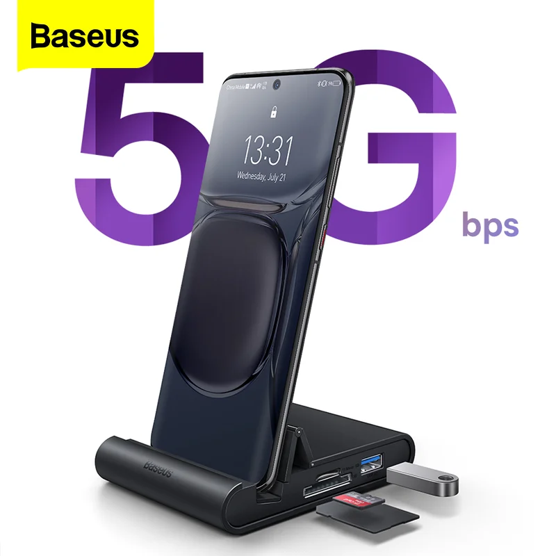 Док-станция Baseus с USB C на 4K HDMI-совместимая 3 0 PD 100 Вт Быстрая зарядка для Samsung S22 S20 Dex