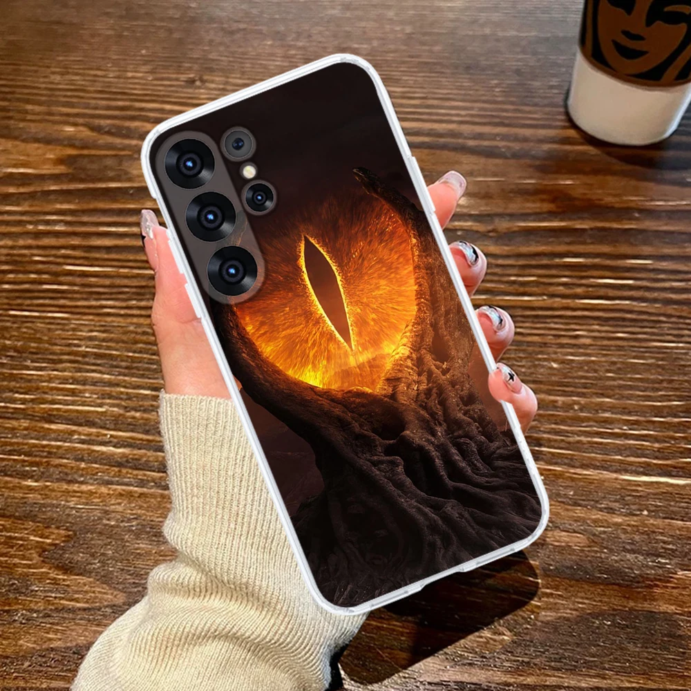 Прозрачный чехол для телефона Samsung Galaxy A54 A55 A7 A71 A72 A73 F23 M23 M54 F54 A51 A52S A53 Clear Cover JC-31 Rings Of