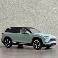 124 nio es6 suv new energy vehicles alloy diecasts toy vehicles metal toy car model sound and light collection kids toy