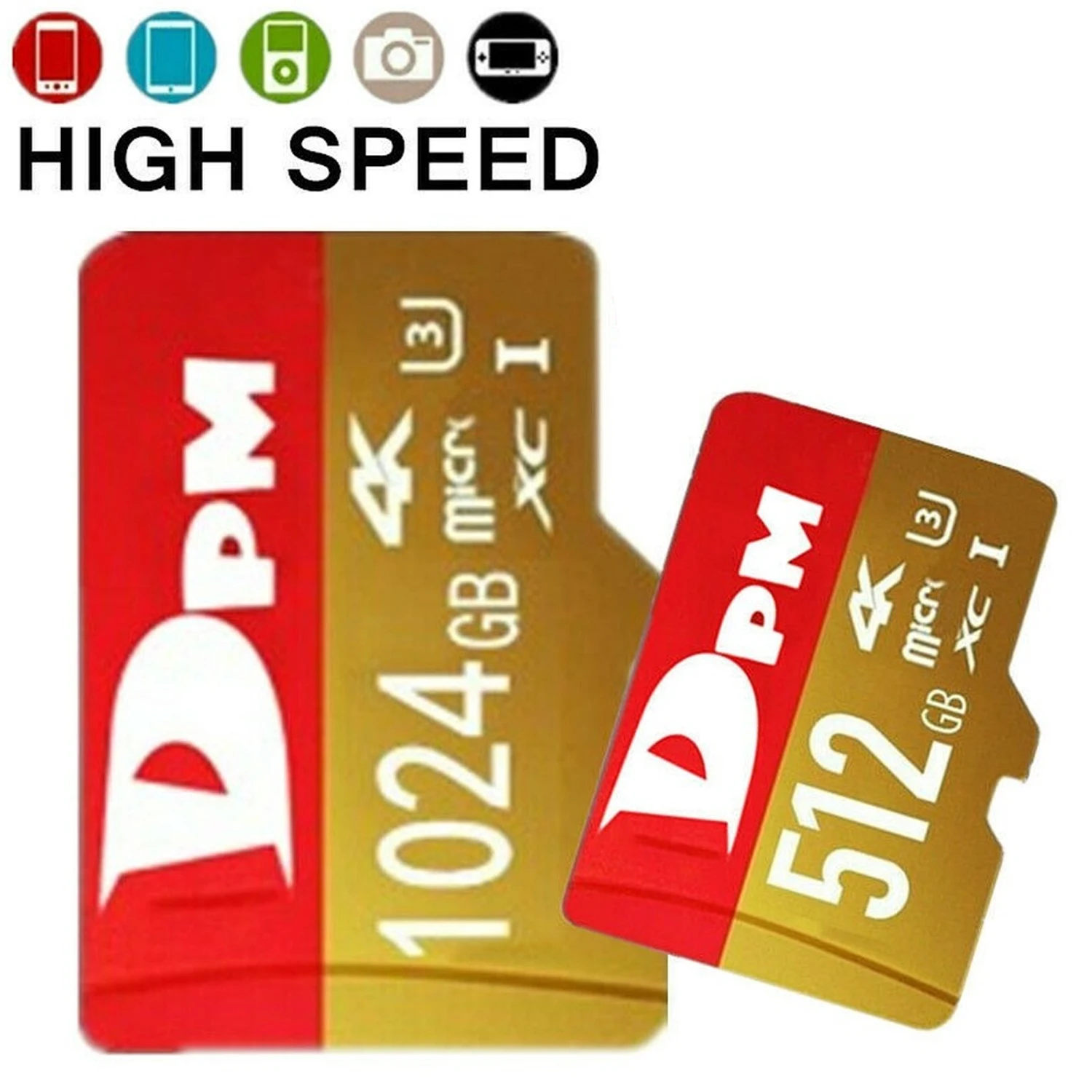 

Карта памяти Micro sd U1, 512/1024 ГБ, высокоскоростная, с адаптером