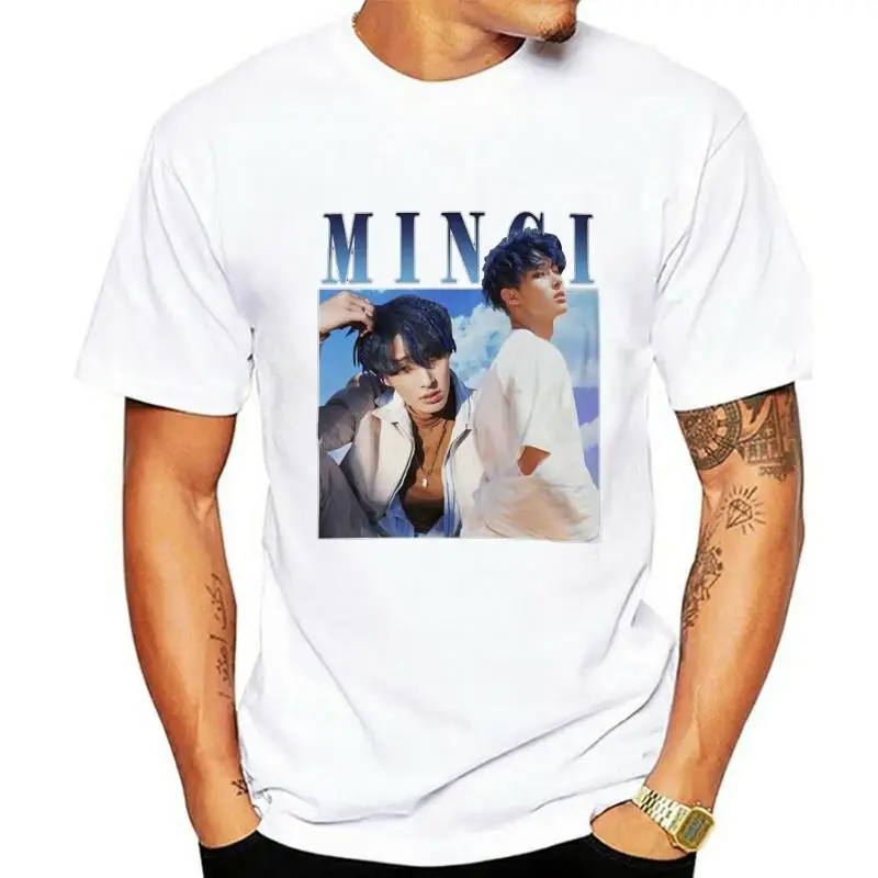 

Ateez Korean Boy Band Mingi - Black T-Shirt Apparel Casual Tee Shirt