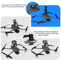 %e2%80%8bsuitable for dji mavic 3 adapter action camera shock absorption bracket set drone accessories