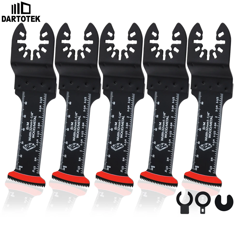 

DARTOTEK многофункциональные полотна для пил 5 шт., 32 мм