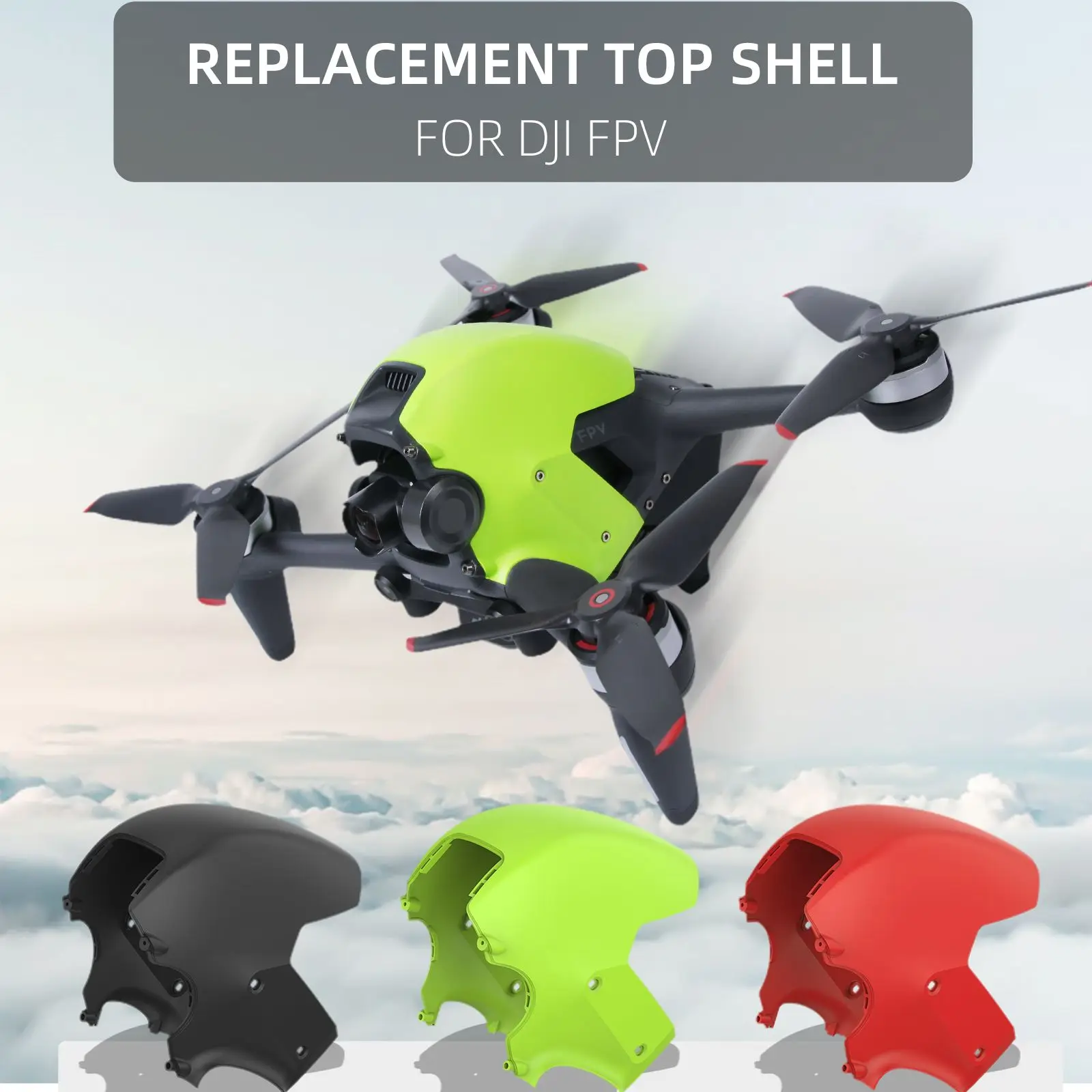 

Accessories Body Upper Cover Plastic Case Top Shell Replacement For DJI FPV