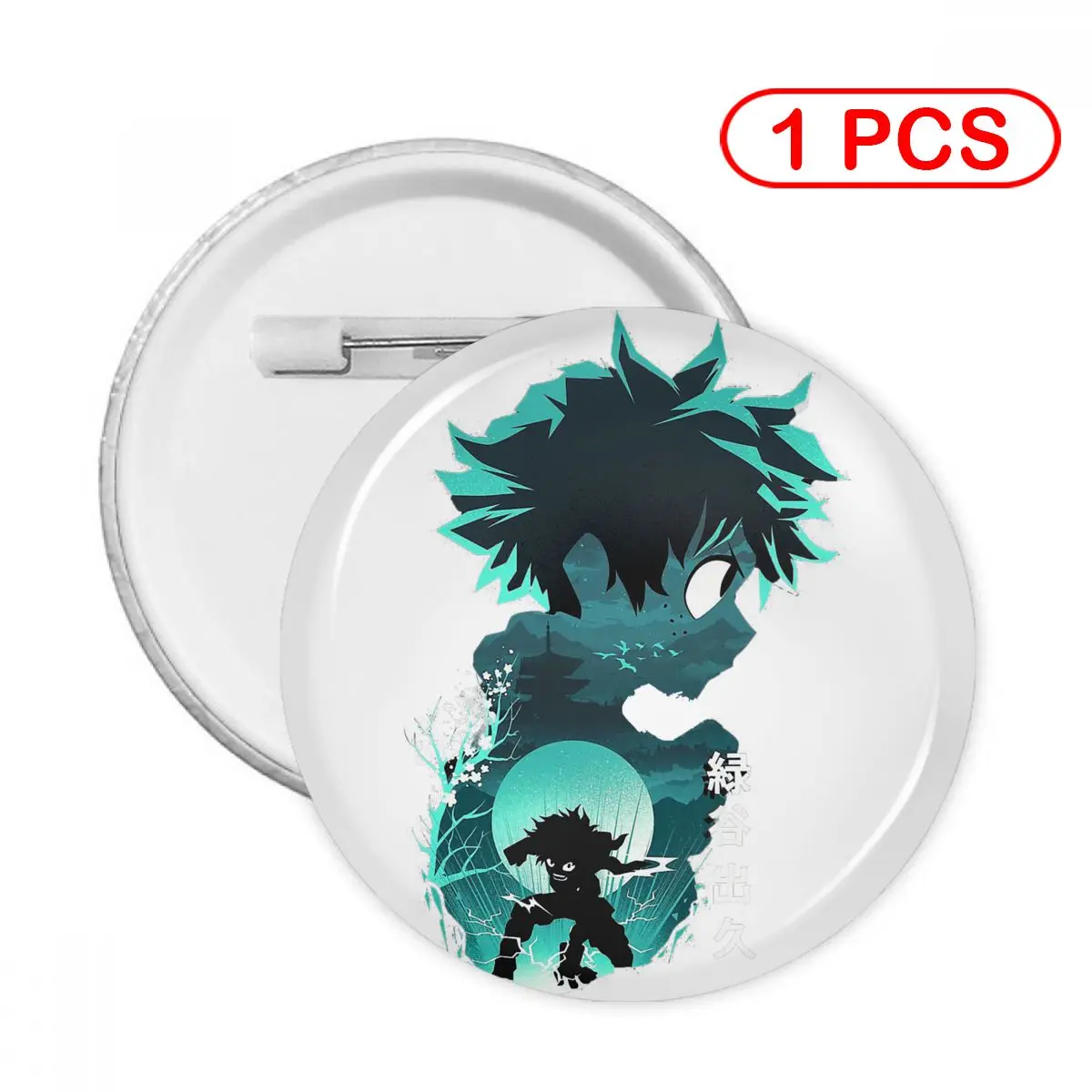 

My Hero Academia Anime Soft Button Pin Clothes Brooch Creative Pins Jewelry Decor Cute Badge Izuku Midoriya Women Child Lapel