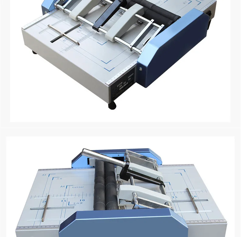 Desktop Paper Booklet Stapler Folding Machine Making Factory Price